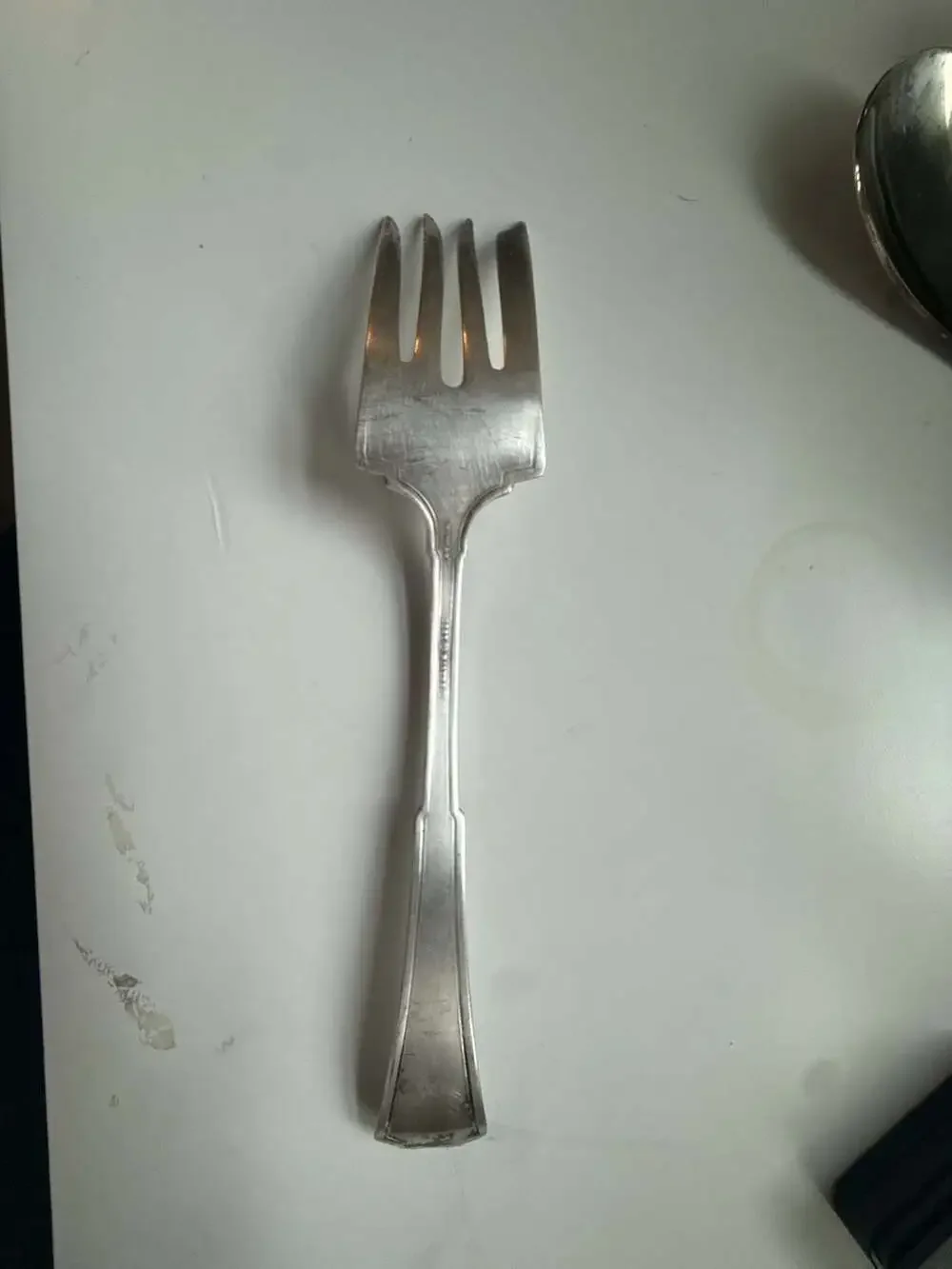 1881 Rogers Grecian 1915 Cold Meat Serving Fork
